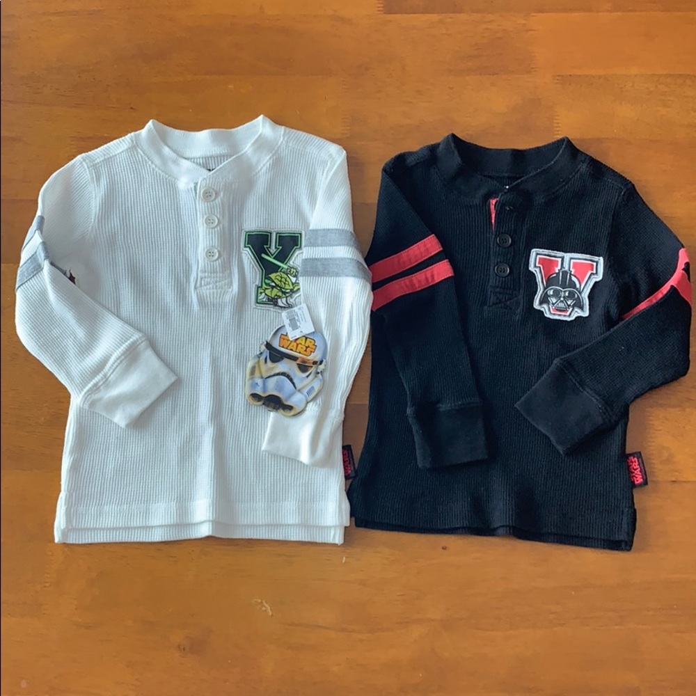 Star Wars thermal long sleeve, blk worn once.